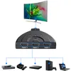 MMOBIEL 3 Anschlüsse HDMI Switch HUB mit 50 cm Kabel 1080p Produktbild-Vorschau 4