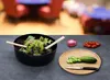 Salatschüssel XXL mit Besteck - Bambus / Kunststoff - Produktbild-Vorschau 6