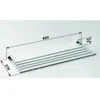 X-ROUND Handdoekhouder, draaibaar, 600 mm, chroom Productafbeelding-voorbeeld 4