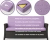 Bankkissen 160×60×50x7 cm Purple – Sitzkissen für Produktbild-Vorschau 2