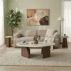 Skye Decor, Hochwertiger Couchtisch, Travertin und Walnuss, Produktbild-Vorschau 5