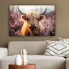 Leinwand Bilder 90x60 cm - Schottisches Hochlandrind, Produktbild-Vorschau 5