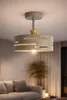 LUXOLAR Deckenleuchte E27 Beige Gold Plafond Laserschirm Produktbild-Vorschau 5