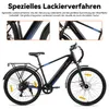Hiland 26 Zoll-E-Mountainbike, 250W, 7 Gänge, mechanische Produktbild-Vorschau 7