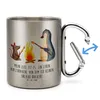 Mr. & Mrs. Panda Thermobecher Pinguin Lagerfeuer - Produktbild-Vorschau 3