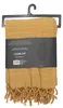 Atmosphera Plaid - oker geel - 230 x 250 cm - Baumwolle - Produktbild-Vorschau 3