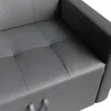 SONNI 140x94x78cm dunkelgraues Doppel-Schlafsofa, Sofa und Produktbild-Vorschau 11