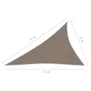 Tenda da sole in tessuto Oxford triangolare 3x4x5 m Taupe Anteprima dell’immagine prodotto 13