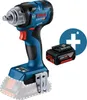 A Bosch cordless impact wrench with a battery and a plus symbol overlay. Voir les images du produit