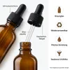 gouveo 6er Set Pipetten-Flaschen 100 ml aus Braunglas - Produktbild-Vorschau 4