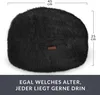 Green Bean® runder Sitzpouf Felloptik in 3 Farben - Produktbild-Vorschau 4