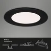 Di-Ka LED Einbauleuchte Flat-In 3er Set schwarz-matt Ø 12 Produktbild-Vorschau 6