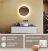 Okrągłe lustro łazienkowe z oświetleniem LED o średnicy Podgląd zdjęcia produktu 4