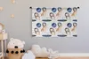 MuchoWow® Wandteppich Wandbehang Katze - Fuchs - Sterne - Produktbild-Vorschau 3