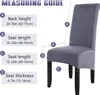 Jídelna Stretch židle kryty XL Elastické vysoké zadní židle Náhled obrázku produktu 4