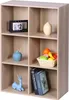 Relaxdays Boekenrek, kubusvorm, lichtbruin Productafbeelding-voorbeeld 1