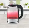 Wasserkocher 1,7 Liter Glas Farbverlauf rot Produktbild-Vorschau 3