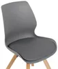 4er Set Stuhl Luna Kunststoff grau Produktbild-Vorschau 5