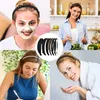 7er Haarreifen Set Damen Perlen Stirnbänder Schwarz Produktbild-Vorschau 5