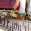 KADAX Balkonkasten Blumentopf Blumentopf 80cm Halterungen Produktbild-Vorschau 10