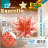 folia dépliant étoile Bascetta 150 x 150 mm 32 feuilles 90 Voir les images du produit 1