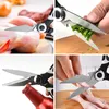 INF Forbici da cucina multifunzionali per ossa di pollo - Anteprima dell’immagine prodotto 4