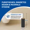 Rival WC-Garnitur Life Style schwarz mit Noppenbürste, Produktbild-Vorschau 5