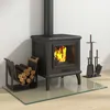 vidaXL Feuerstelle Glasplatte Transparent 80 x 50 cm Glas Produktbild-Vorschau 3