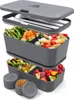 Umami Brotdose Bento-Lunchbox, verschachtelbar, mit Produktbild-Vorschau 8