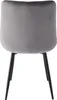 Stuhl MISTY, grau, Samt, gesteppte Sitzfläche, Höhe 83 cm, Produktbild-Vorschau 8