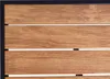 Zahradní stůl HWC-J95, hliník vzhled dřeva - černá, teak Náhled obrázku produktu 2
