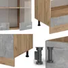 Eckküche Vicco R-Line Beton/Goldkraft Eiche 287 x 60 cm , Produktbild-Vorschau 5