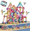 Blocchi di costruzione magnetici educativi ampio set di 42 Anteprima dell’immagine prodotto 6