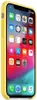 A yellow iPhone Xs Max case is shown from the side. Produktbild-Vorschau