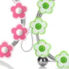 COM-FOUR® 2er-Set Fotodrahtseil mit 20 blumenförmigen Produktbild-Vorschau 8