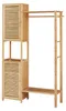 Garderobenständer ’Oldsum’ Bambus 164 x 99 x 29 cm Produktbild-Vorschau 3