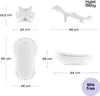 Babywanne, Sitz, Ständer, Abfluss – Weiß Produktbild-Vorschau 3
