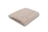 A folded beige fabric item, possibly a cover or blanket, is shown against a white background. Voir les images du produit