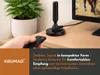KRUMAD DVB-T2 Antenne mit Verstärker, Zimmerantenne für TV, Produktbild-Vorschau 6