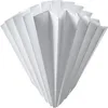 A close-up, studio shot of a white, pleated paper filter, fanned out. Anteprima dell’immagine prodotto