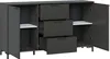 Kommode "Altanative" Sideboard 150cm 2-türig kosmos grau Produktbild-Vorschau 2