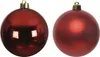 Unzerbrechliche rote Weihnachtskugeln 4cm Matt/Glanz, 16er Produktbild-Vorschau 2