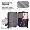 Devillo® Kofferset 4tlg. S-M-L-XL, Champagner - Trolley Produktbild-Vorschau 3