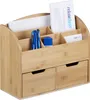 relaxdays 10020336_0 relaxdays Schreibtisch-Organizer braun Náhled obrázku produktu 1