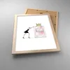Gerahmtes Poster - Rahmen in heller Eiche - Mode Frau Produktbild-Vorschau 3