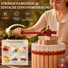 NAIZY 6L Frucht‑ und Saftpresse, einfache manuelle Produktbild-Vorschau 4