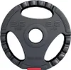 A single black weight plate with three grip holes and red accents is shown against a white background. Náhľad obrázku produktu
