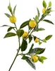 3 kusy Faux Lemon Větvičky Lemon Větvička Simulované pěny Náhled obrázku produktu 5