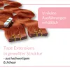 hair2heart Tape Extensions Echthaar Gewellt - 10 Tapes 2.5g Produktbild-Vorschau 3