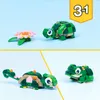 LEGO Creator 3-in-1-Set Schildkröte mit Seerose - Produktbild-Vorschau 5